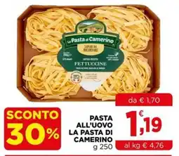 Gran mercato Pasta all'uovo la pasta di camerino offerta