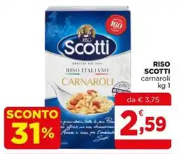 Gran mercato Riso Scotti Carnaroli offerta
