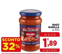 Gran mercato Ragù alla bolognese Barilla offerta