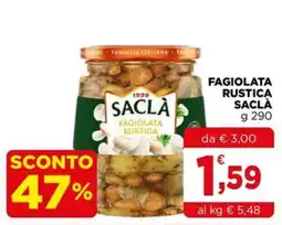 Gran mercato Fagiolata rustica Saclà offerta