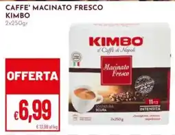 Pan Caffè macinato fresco Kimbo offerta