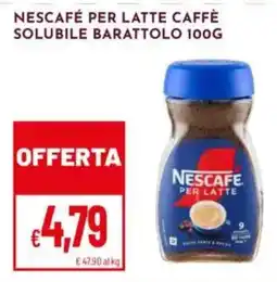 Pan Nescafé per latte offerta
