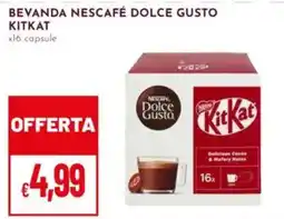 Pan Beverage Nescafé Dolce Gusto KitKat offerta