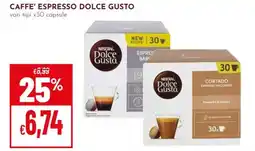Pan Caffè Espresso Dolce Gusto offerta
