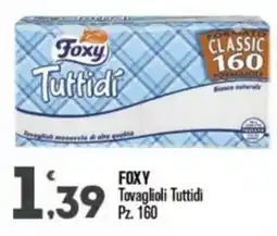 Punto é market Foxy Tovaglioli Tuttidi offerta