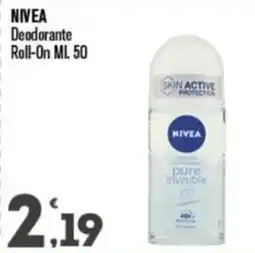 Punto é market NIVEA Deodorante Roll-On offerta