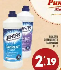 Punto é market Quasar detergente pavimenti offerta