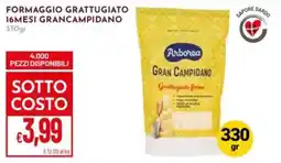 Pan Formaggio grattugiato Gran Campidano Arborea offerta