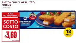 Pan Bastoncini di merluzzo Findus offerta