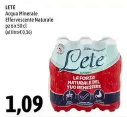 Madis Lete Acqua Minerale Effervescente Naturale offerta