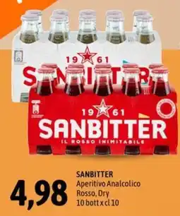 Madis Sanbitter Aperitivo Analcolico Rosso, Dry offerta