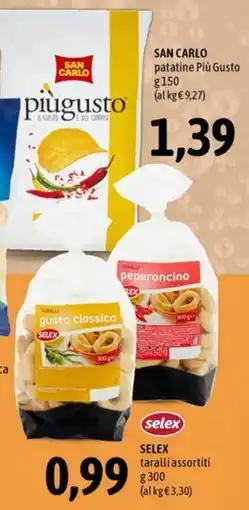 Madis SELEX taralli assortiti offerta