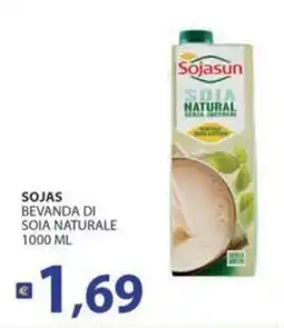 Supermercati Bruscoli Sojasun bevanda di soia naturale offerta