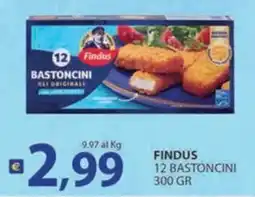 Supermercati Bruscoli Findus bastoncini offerta
