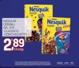 Carni e Affini Supermercati Nesquik Cereali Classico Conchigliette offerta