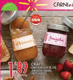 Carni e Affini Supermercati CRAI confettura light offerta