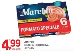 Carni e Affini Supermercati Mareblu tonno in olio d'oliva offerta