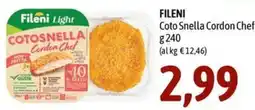 Madis Fileni Light Cotosnella Cordon Chef offerta