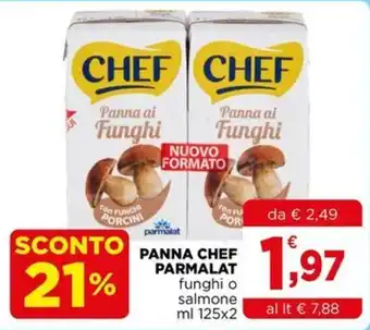 Panna Chef Parmalat funghi