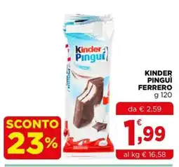 Gran mercato Kinder Pinguì offerta
