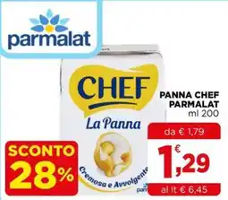 Gran mercato Panna Chef Parmalat offerta