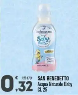 Punto é market San Benedetto Acqua Naturale Baby offerta