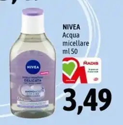 Madis Nivea acqua micellare delicata offerta