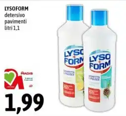 Madis Lysoform detersivo pavimenti offerta