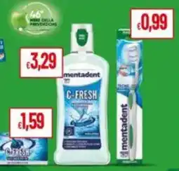 Pan mentadent C-FRESH offerta