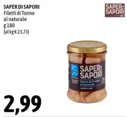 Madis Filetti di Tonno al Naturale Saper e Sapori offerta