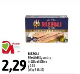 Madis Rizzoli Filetti di Sgombro in Olio di Oliva offerta