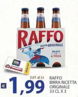 Supermercati Bruscoli Raffo birra ricetta originale offerta