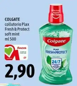 Madis Colgate collutorio Plax Fresh & Protect soft mint offerta