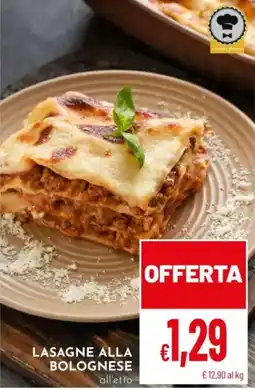Pan Lasagne alla bolognese offerta