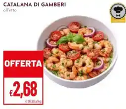 Pan Catalana di gamberi all'etto offerta
