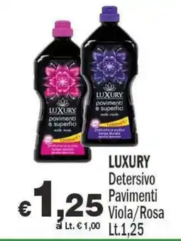 Primo Prezzo Luxury Detersivo Pavimenti Viola/Rosa offerta