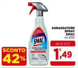 Gran mercato Sgrassatore spray Smac offerta