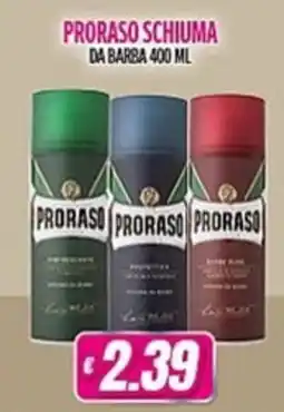 Vitulano Drugstore Proraso schiuma da barba offerta