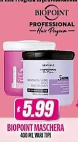 Vitulano Drugstore Biopoint maschera offerta