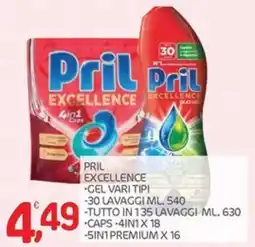 Carni e Affini Supermercati Pril Excellence offerta