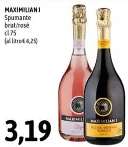 Madis Spumante brut/rosé Maximilian I offerta