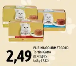 Madis Purina Gourmet Gold Tortini Gatto offerta