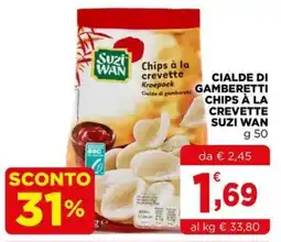 Gran mercato Cialde di gamberetti chips à la crevette Suzi Wan offerta