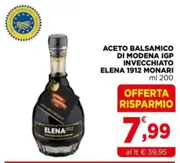 Gran mercato Aceto balsamico di Modena IGP invecchiato Elena 1912 Monari offerta