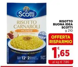 Gran mercato Risotto Carnaroli Milanese Scotti offerta