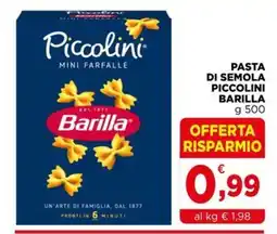 Gran mercato Pasta di semola Piccolini Barilla offerta