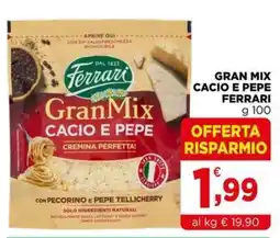 Gran mercato GranMix Cacio e Pepe Ferrari offerta