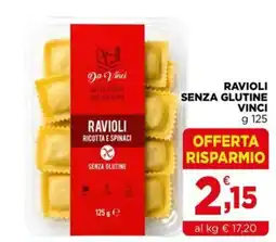 Gran mercato Ravioli Da Vinci Ricotta e Spinaci offerta