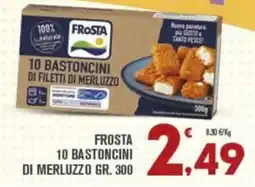 Punto é market Frosta 10 bastoncini di merluzzo offerta