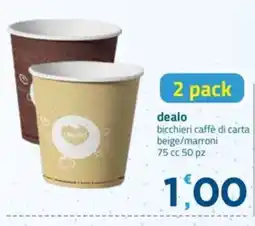 Bravo Casa dealo bicchieri caffè di carta offerta